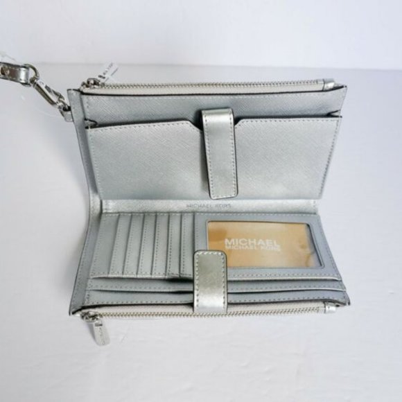 🆕️ Michael Kors Peyton Large Double Zip Wristlet - Picture 2 of 7
